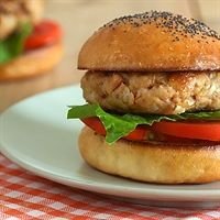 Tuna Burgers with Vidalia Onions